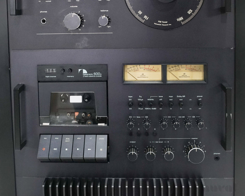 Nakamichi System-One // Vintage Stereo System // 620 Amplifier / 630 Preamp-tuner / 600 II Cassette Deck / Timer