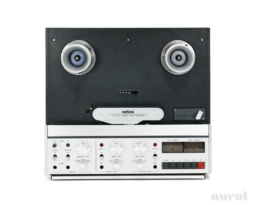 Revox B77 MkII // Vintage / 2-Track Reel to Reel Tape Player / with Original Box / Serviced