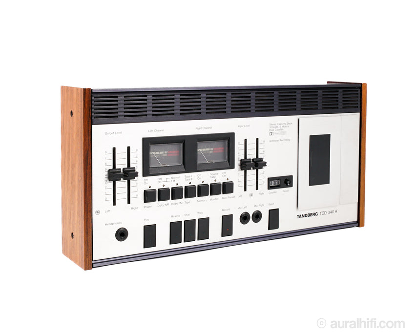 Vintage / Tandberg TCD 340A // Cassette Player / Professionally Restored