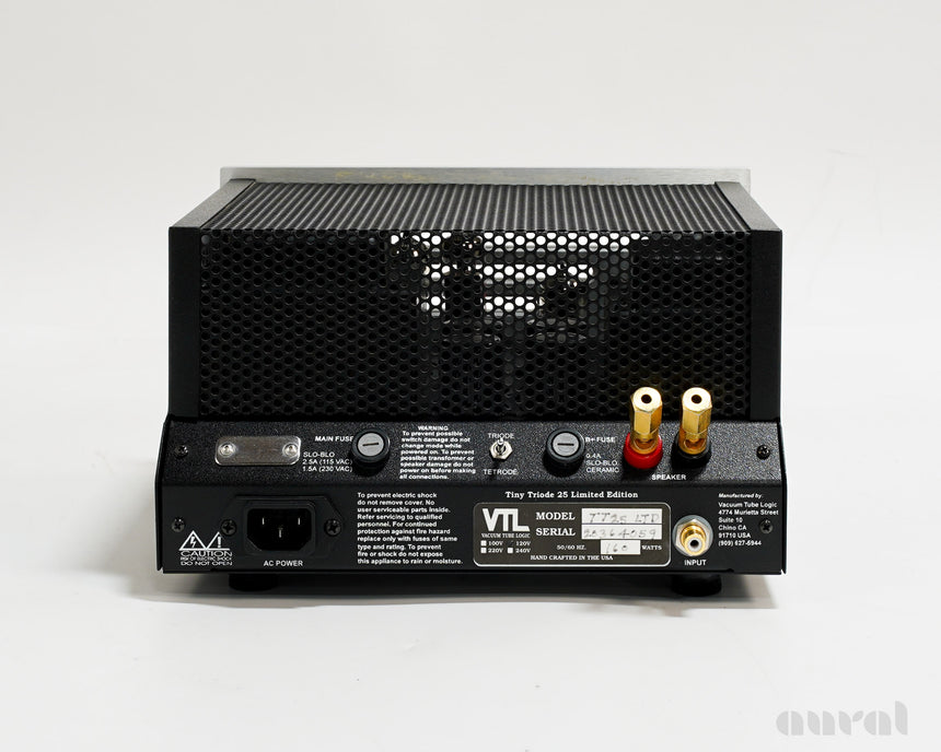 VTL TT25 Tiny Triodes Limited Edition // Preowned / Upgraded 25wpc EL84 Tube Amplifier Monoblocks / Pair 2