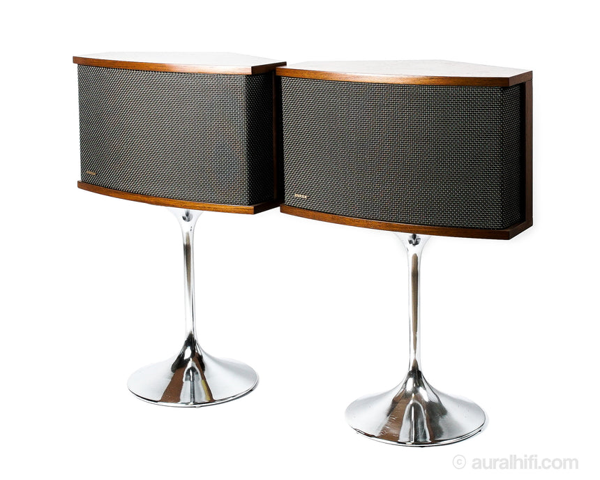 Vintage Bose 901 Series VI // Direct/Reflecting Speakers / Chrome Stands