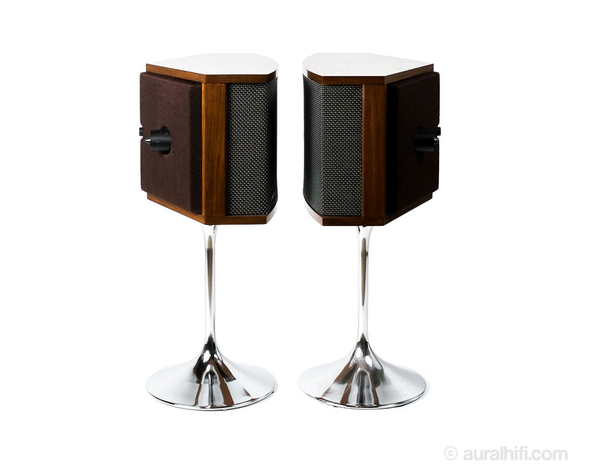 Vintage Bose  901 Series VI // Direct/Reflecting Speakers / Chrome Stands