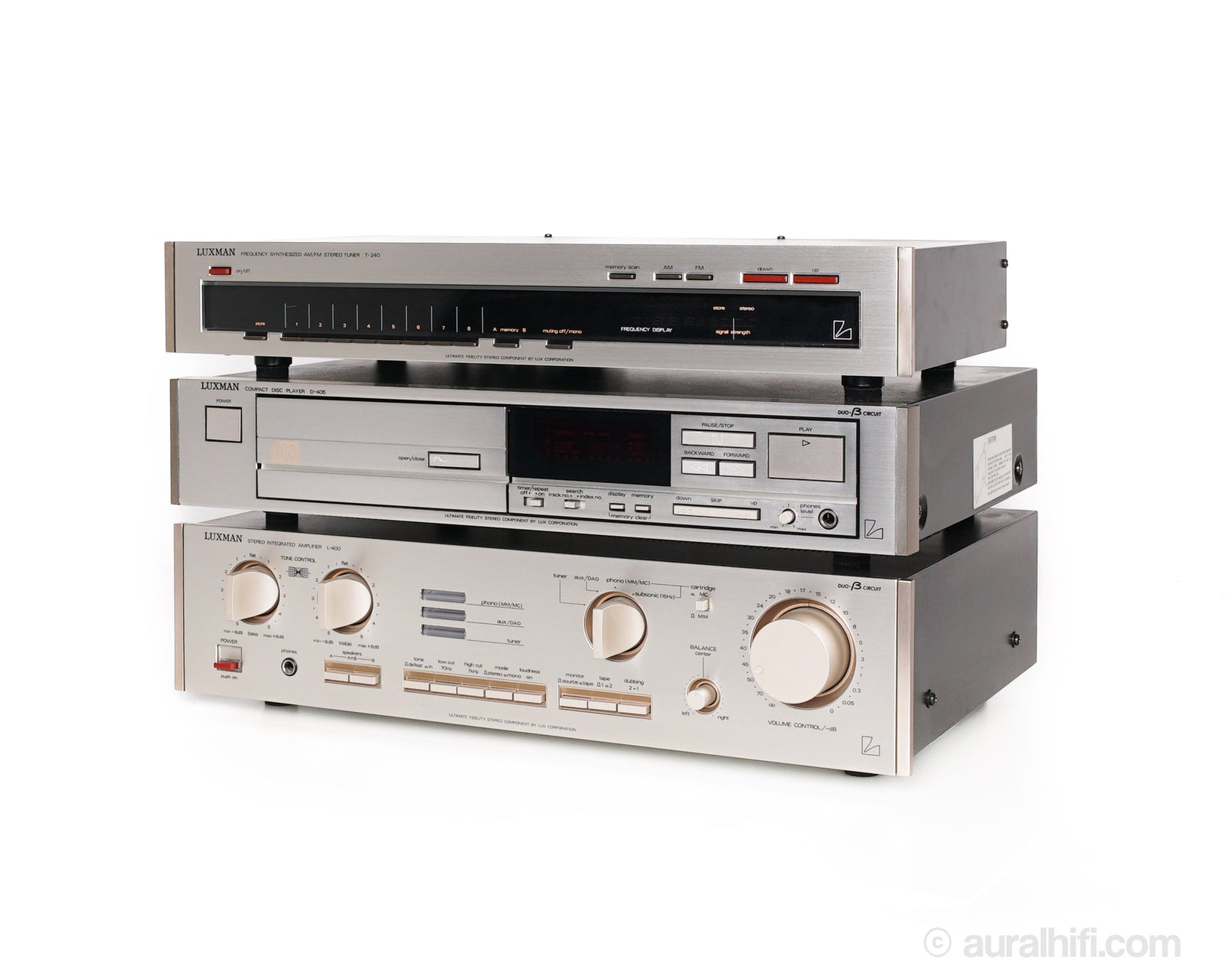 Vintage Luxman System // Set / L400 Amplifier / D405 CD Player / T240 ...
