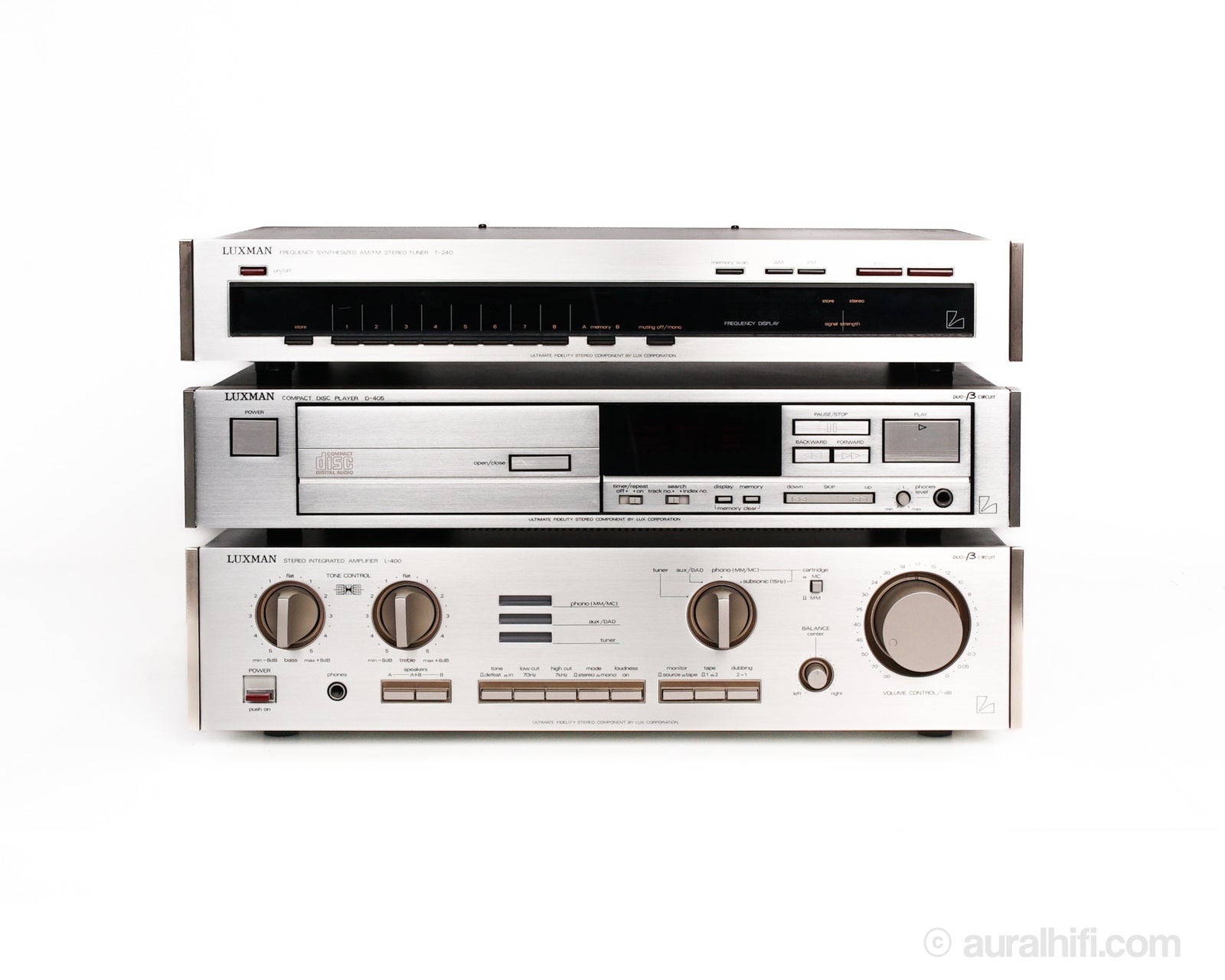 Vintage Luxman System // Set / L400 Amplifier / D405 CD Player / T240 ...
