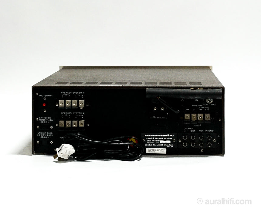 Vintage Marantz 27 // Solid-State Receiver / Professionally Serviced and Aligned