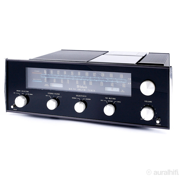 McIntoshマッキントッシュ MR74～★FMAMチューナー ガラスパネル McIntoshマッキントッシュ MR74～☆FMAMチューナー ガラスパネル