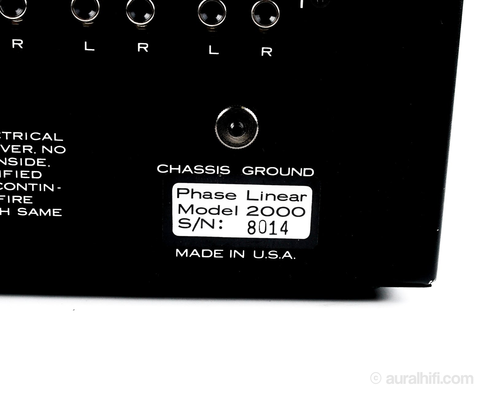 Vintage Phase Linear 2000 Series Two // Solid-State Preamplifier ...