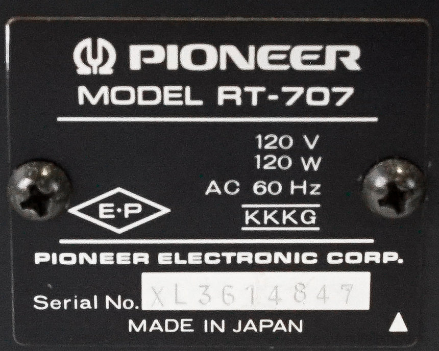 Vintage Pioneer RT 707 // Reel to Reel