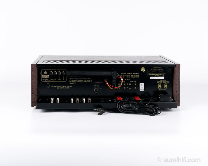 Vintage Pioneer SX 750 // Solid-State Receiver / Professionally Serviced / Refinished Cabinet