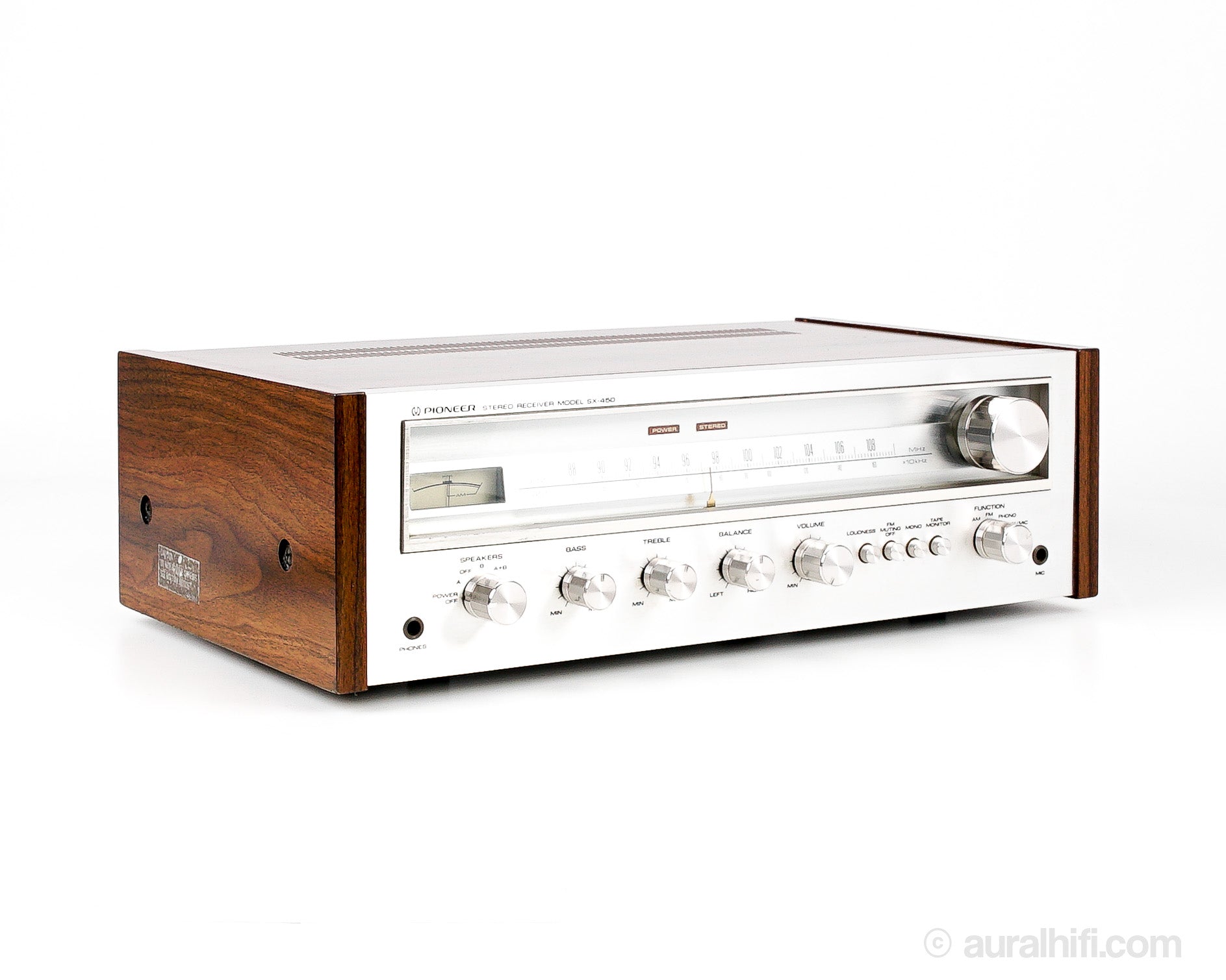 RÉCEPTEUR STÉRÉO AM/FM VINTAGE PIONEER SX-450