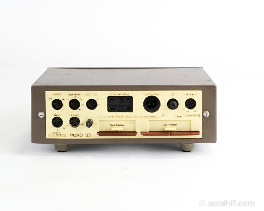 Vintage Quad 303 // Solid-State Amplifier / With Quad 33 Preamp