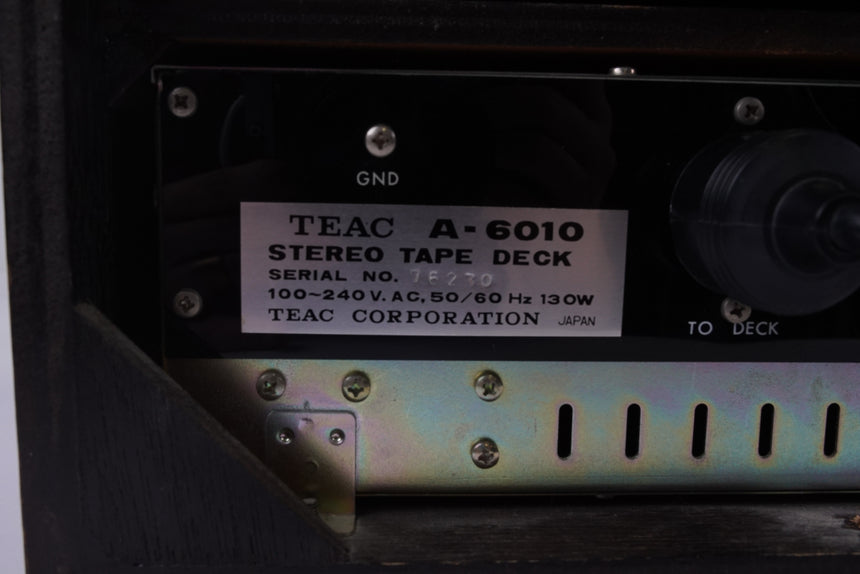 Vintage Teac A6300 10.5 Reel To Reel auto reverse Tape Deck AS IS FOR  REPAIR