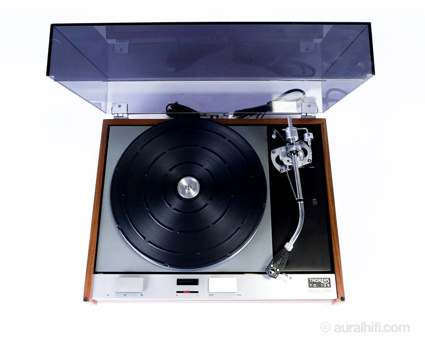 Vintage Thorens TD-125 // Turntable / Restored / SME Tonearm / Shure v15 / Original Box