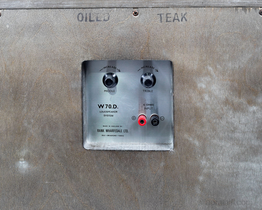Vintage Wharfedale W70D // Speakers / Oiled Teak
