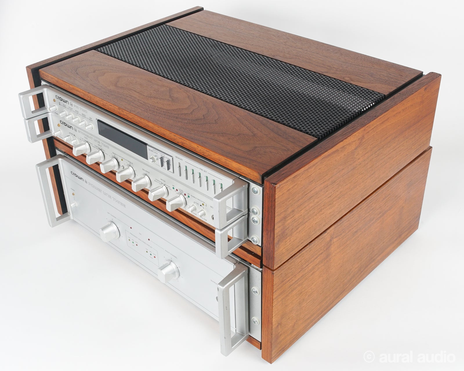 Crown Stack // PL-3 Amp / SL-2 Preamp / FM-2 Tuner – AURAL HiFi