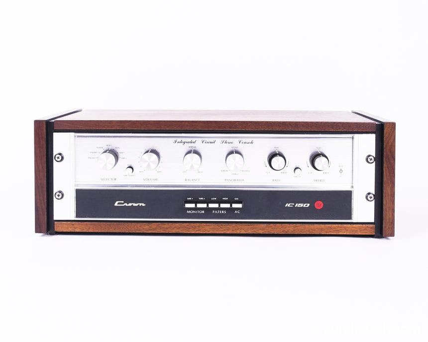 Crown IC 150 // Vintage Solid-State Preamplifier / With Cabinet