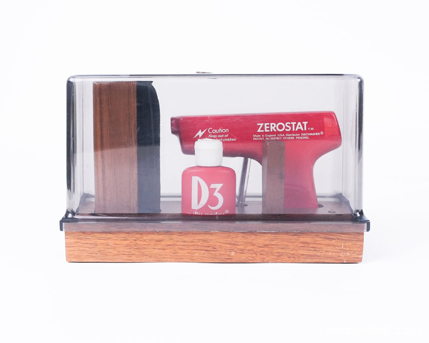 Discwasher Discorganizer // Vintage Record Cleaning Kit Accessory / Zerostat / D3 Record Cleaner