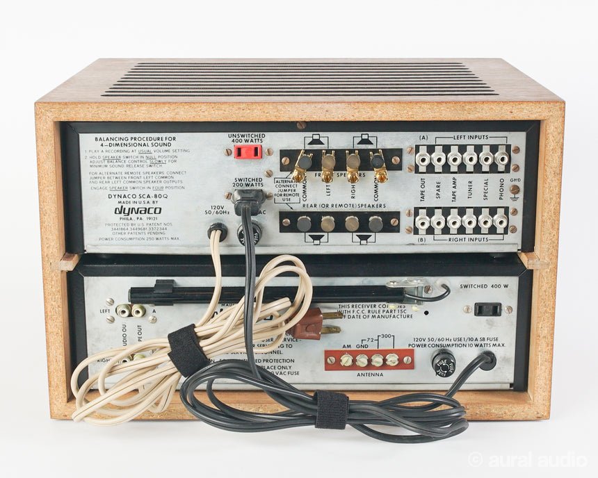 Dynaco Set // SCA 80Q Integrated Amplifier / AF6 Stereo Tuner