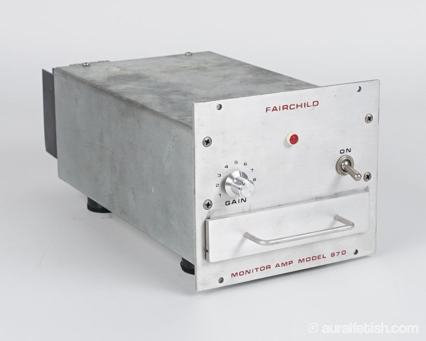Fairchild 870 // Solid State Monoblock Amplifiers