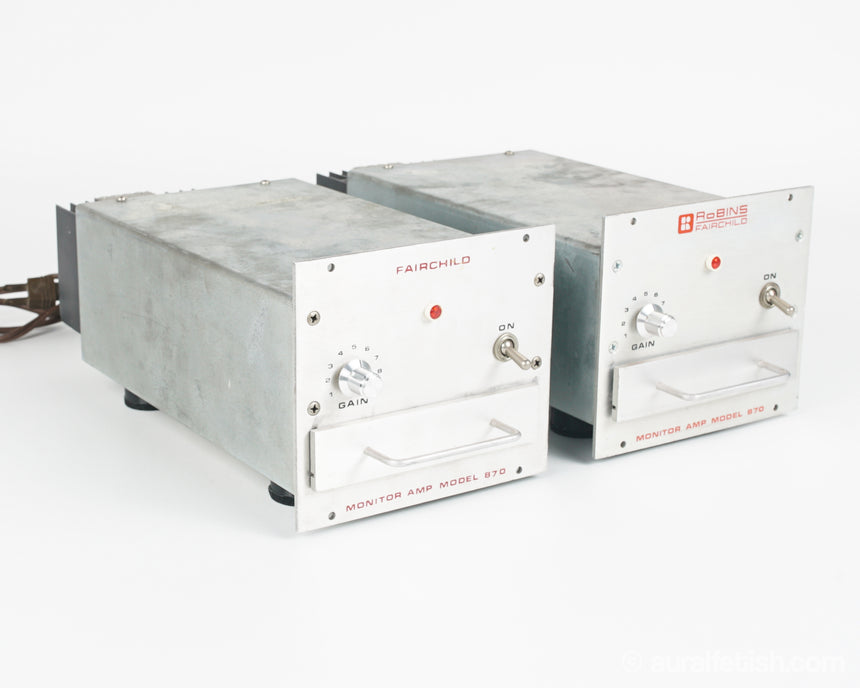 Fairchild 870 // Solid State Monoblock Amplifiers
