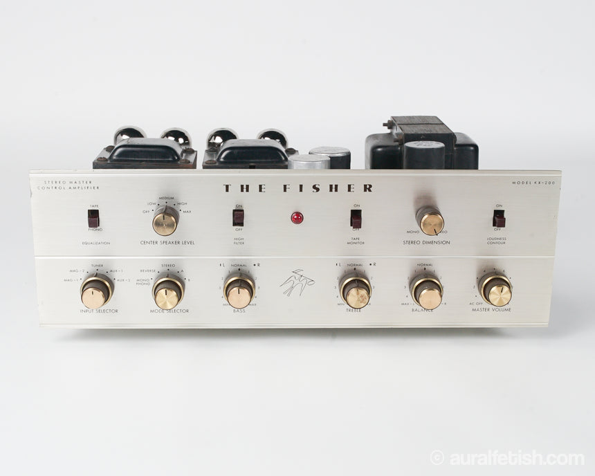 Fisher KX-200 // Integrated Stereo Tube Amplifier