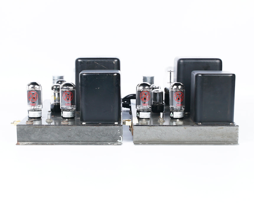 Heathkit W4-AM // Tube Amplifier Monoblocks / WIlliamson-type