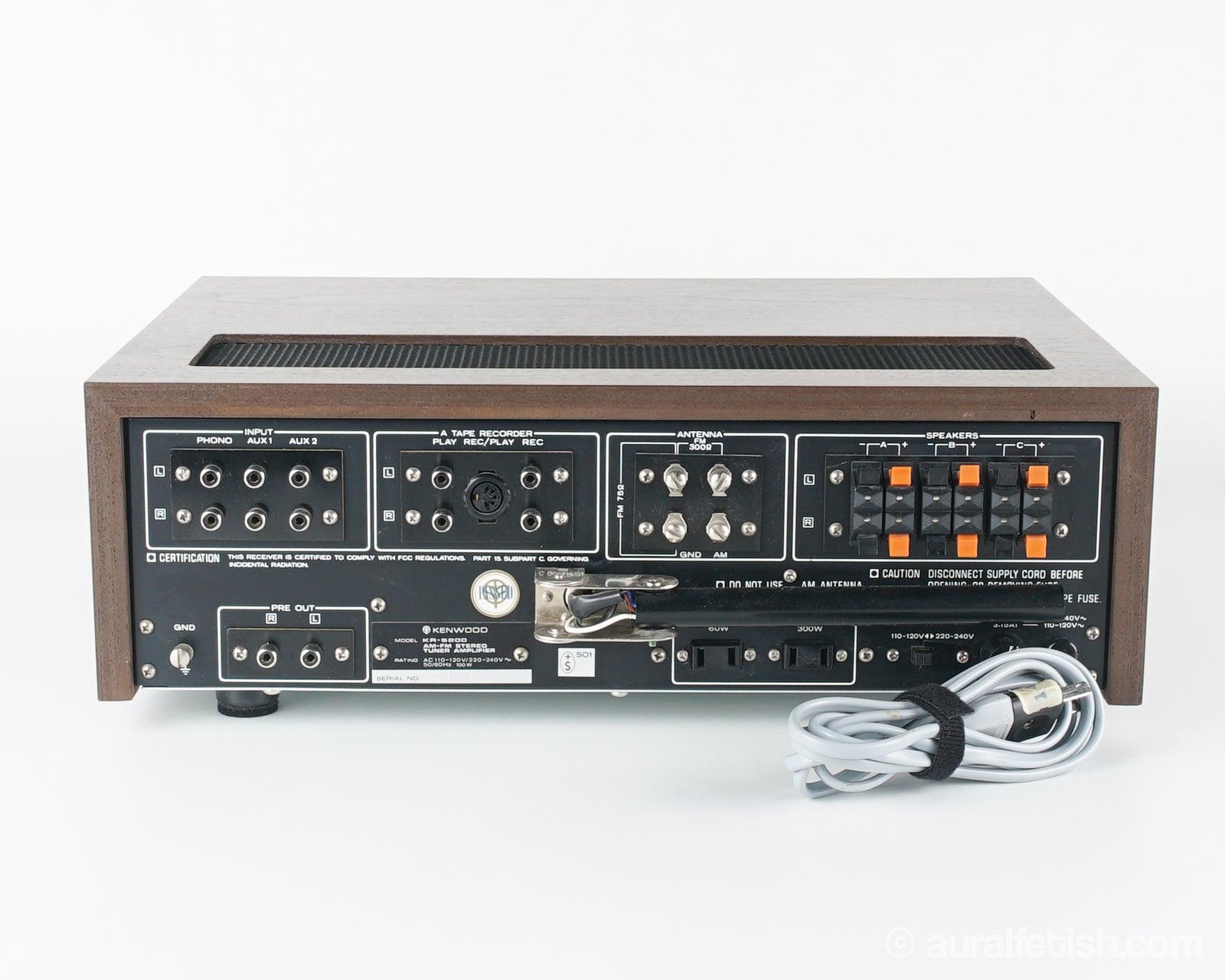 Kenwood KR5200 // Solid State Receiver AURAL HiFi