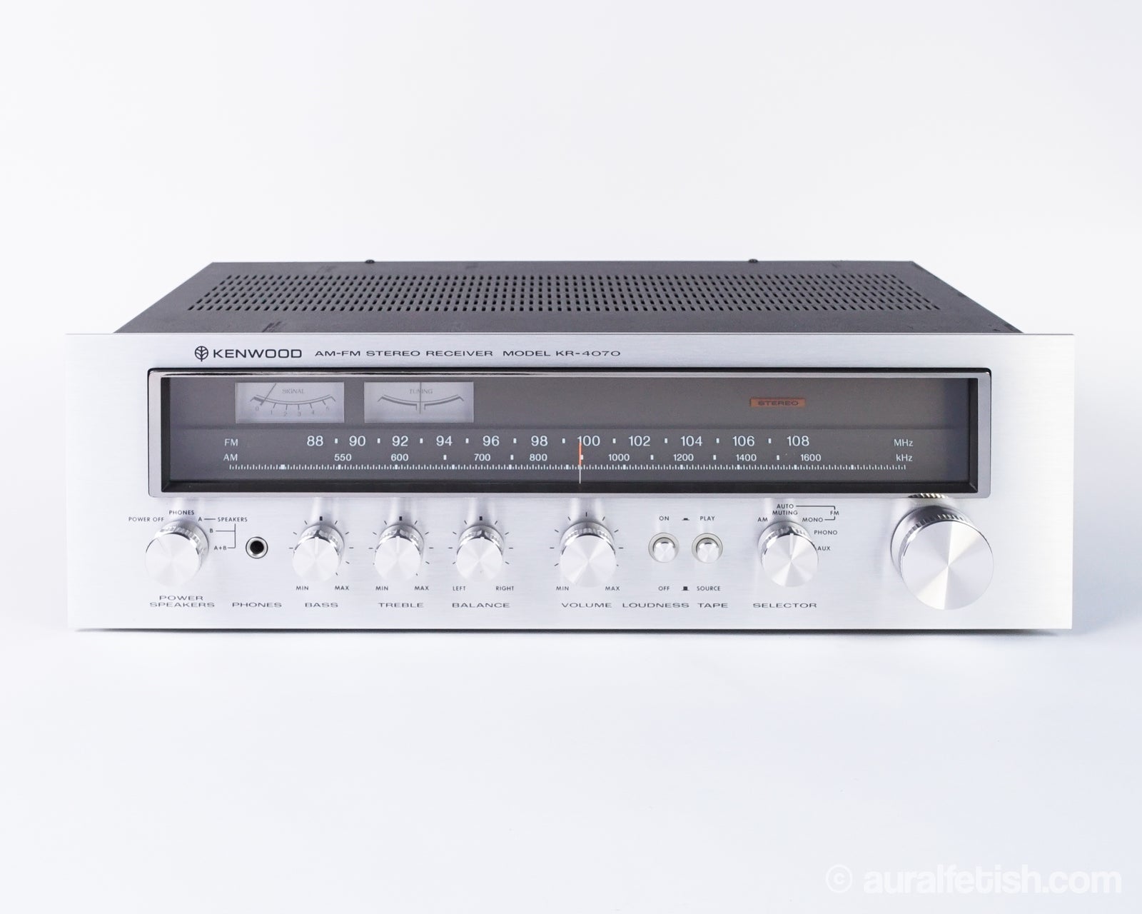 Kenwood KR4070 // SolidState Receiver AURAL HiFi