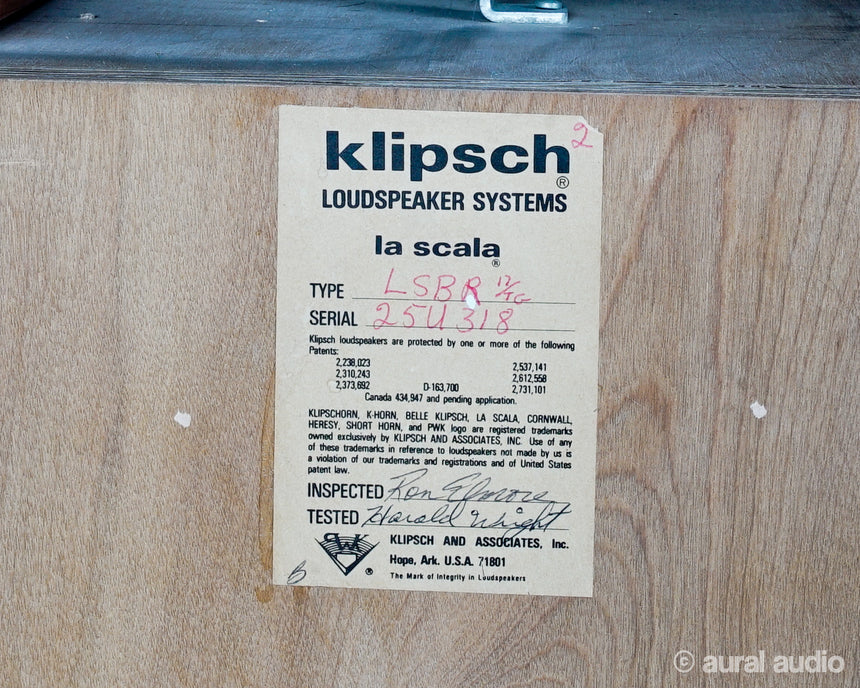 Klipsch La Scala // Custom Restoration