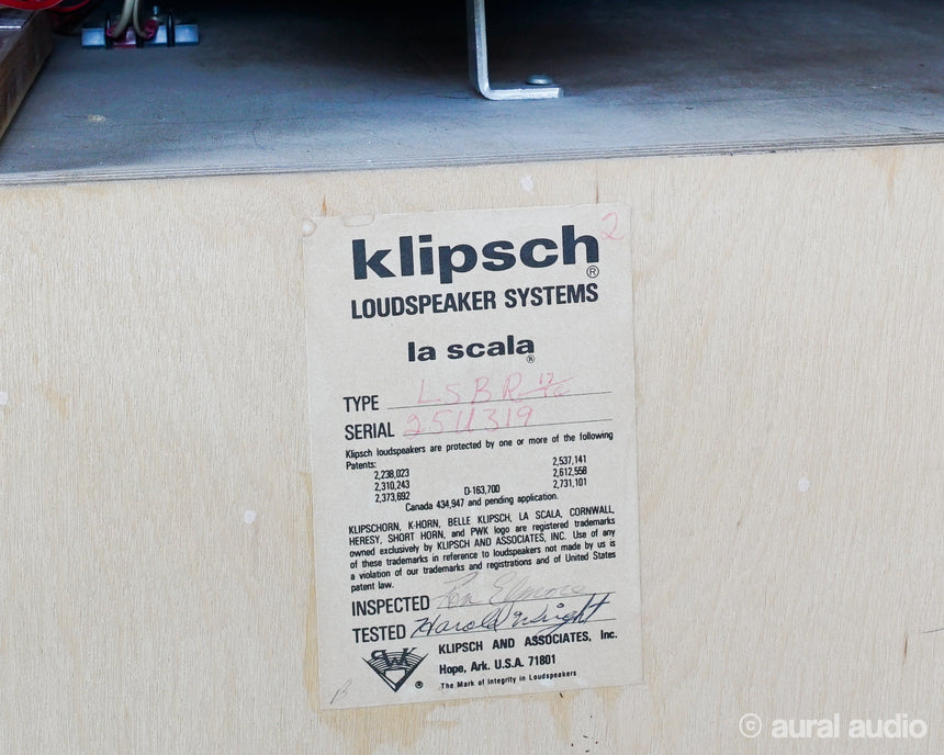 Klipsch La Scala // Custom Restoration