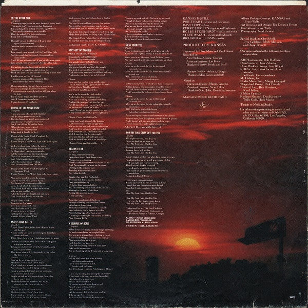Kansas - Monolith // Vinyl Record