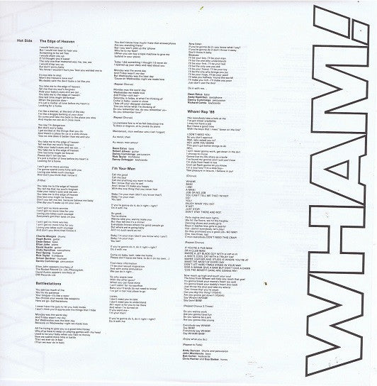 Wham! - Music From The Edge Of Heaven // Vinyl Record