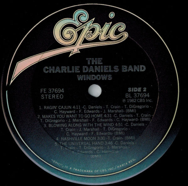 The Charlie Daniels Band - Windows // Vinyl Record