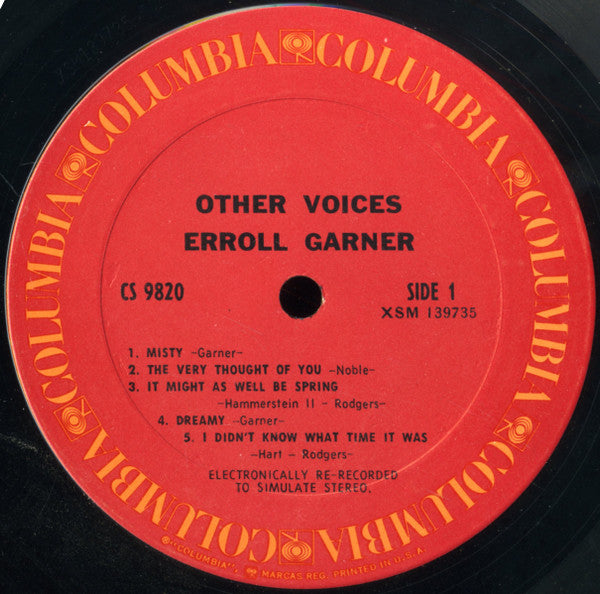 Erroll Garner - Other Voices // Vinyl Record