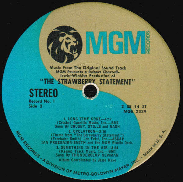 Various - The Strawberry Statement // Vinyl Record