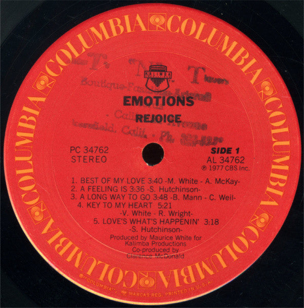 The Emotions - Rejoice // Vinyl Record