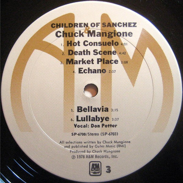 Chuck Mangione - Children Of Sanchez // Vinyl Record