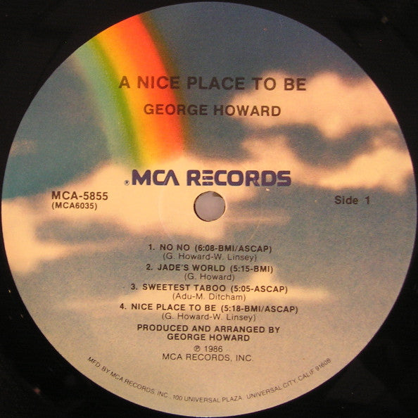 George Howard - A Nice Place To Be // Vinyl Record