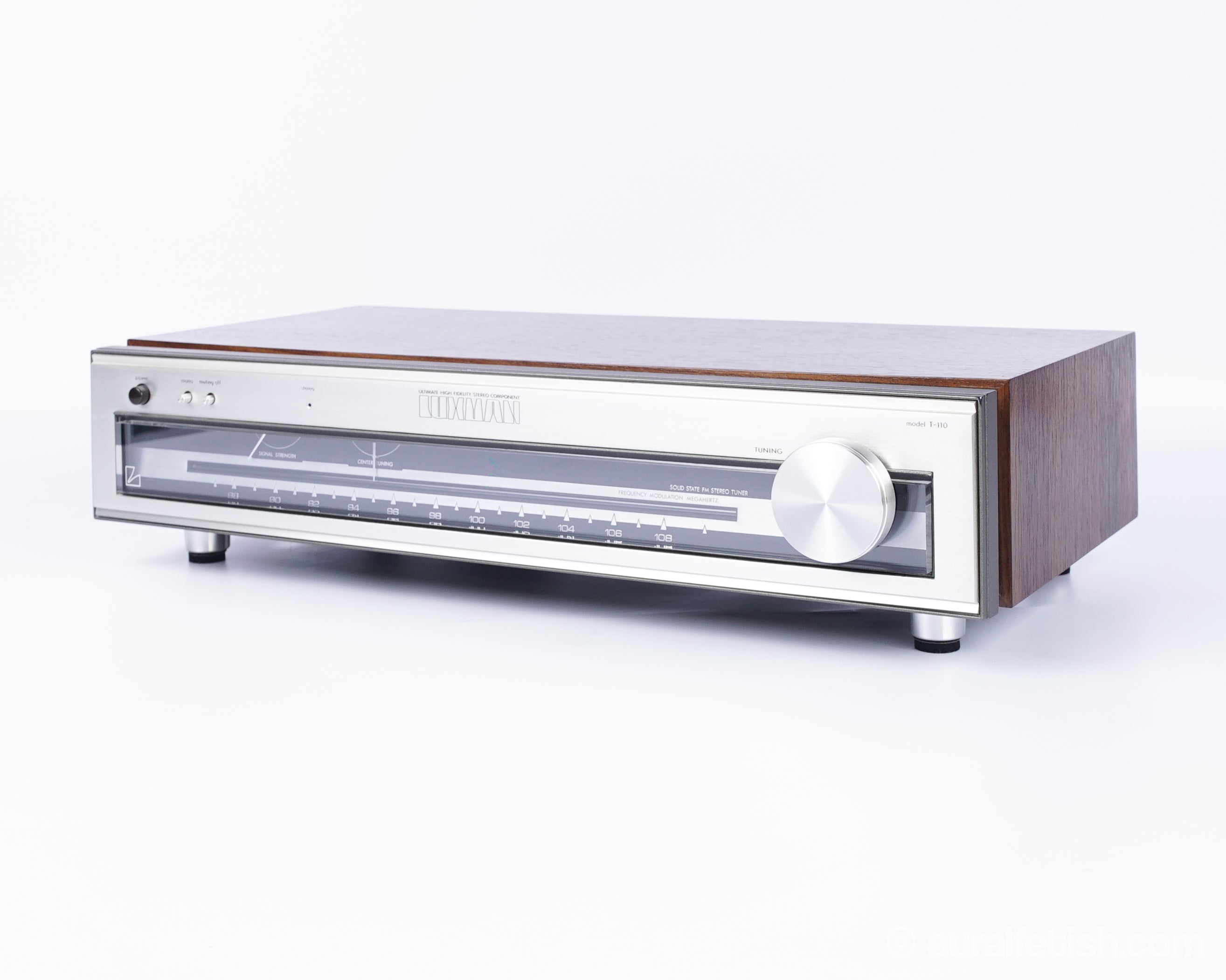Luxman FM 専用Stereo Tuner FM チューナー T-110 LuxmanT-110-SolidStateTuner-1.