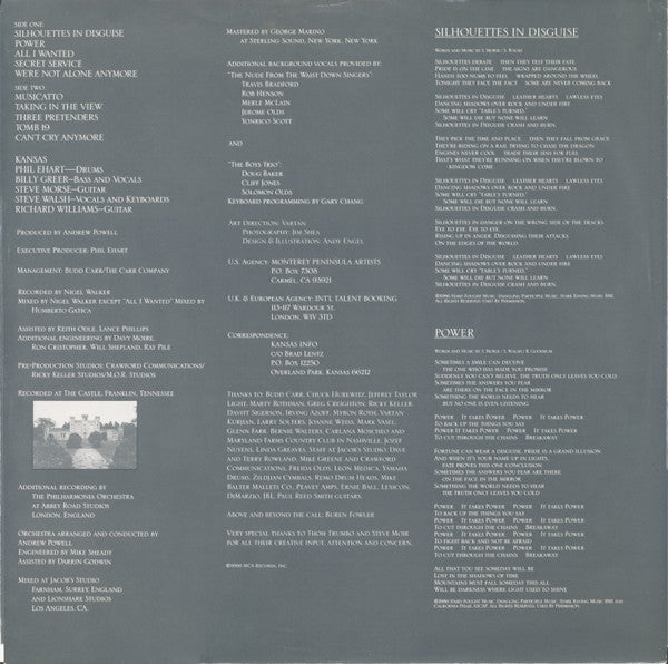 Kansas - Power // Vinyl Record / Original cellophane