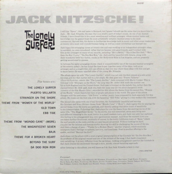 Jack Nitzsche - The Lonely Surfer // Vinyl Record
