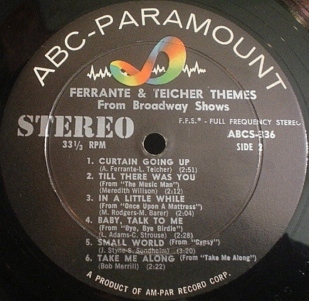 Ferrante & Teicher - Themes From Broadway Shows // Vinyl Record