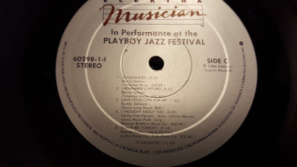 Various - In Performance At The Playboy Jazz Festival // Vinyl Record