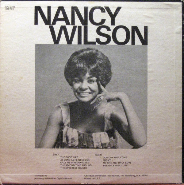Nancy Wilson - The Good Life // Vinyl Record