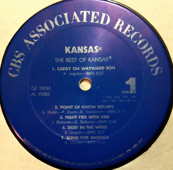 Kansas - The Best Of Kansas // Vinyl Record / Original cellophane