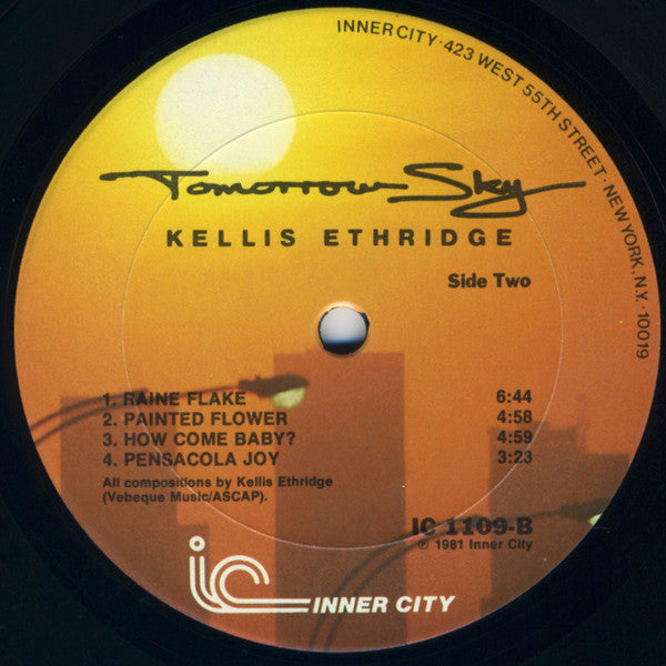 Kellis Ethridge - Tomorrow Sky // Vinyl Record