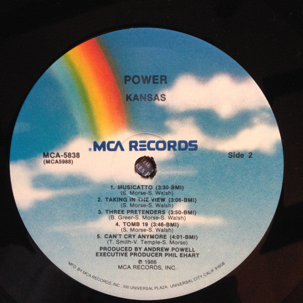 Kansas - Power // Vinyl Record