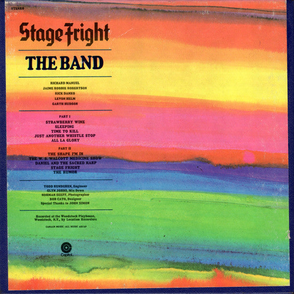 The Band - Stage Fright // Reel-To-Reel Tape / Factory sealed