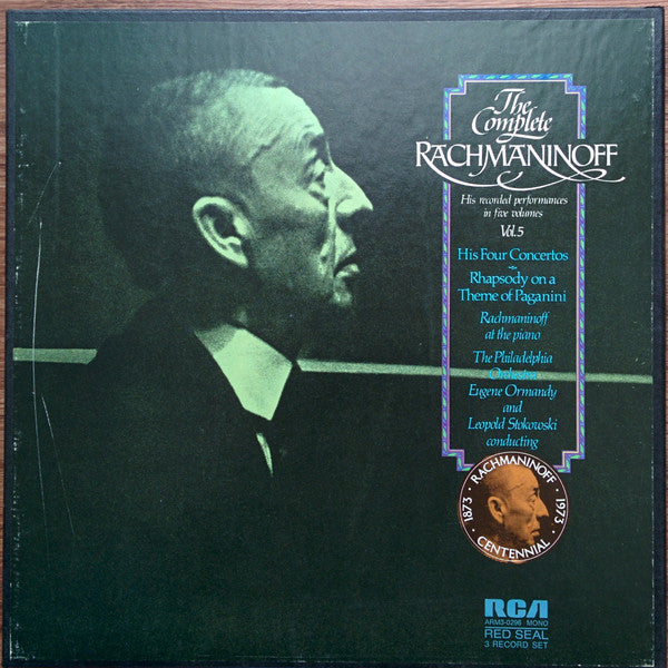 Sergei Vasilyevich Rachmaninoff - Vol. 5 - His Four Concertos + Rhapsody On A Theme Of // Vinyl Record