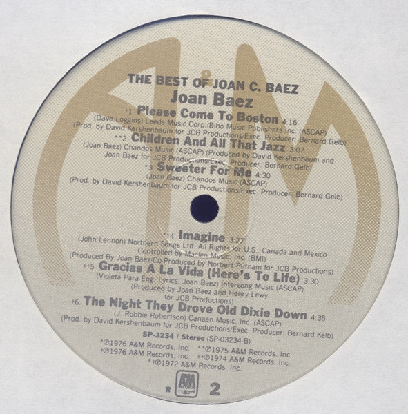 Joan Baez - The Best Of Joan C. Baez // Vinyl Record / Factory sealed